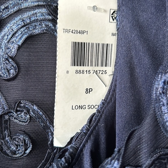 Connected Apparel Womens Textured Ruched Semi-Formal Dress - Picture 6 of 12